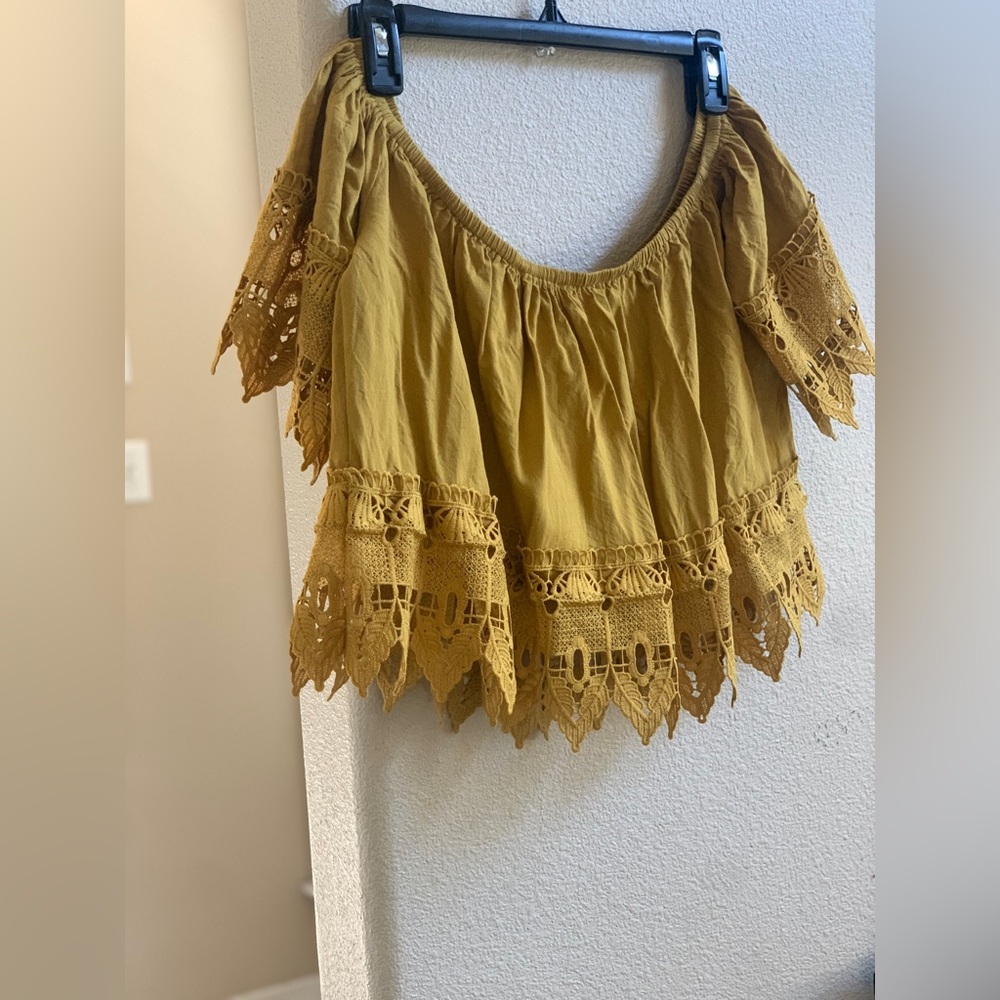 Off the shoulder blouse